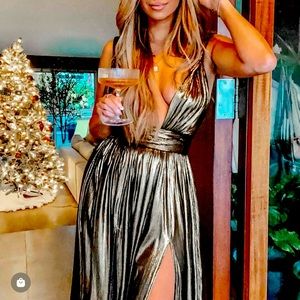 Vici gold goddess dress